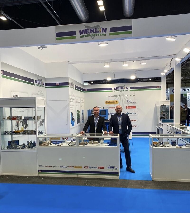 StoneCreate's tweet image. Check out our new exhibition stand for Merlin Diesel Systems Ltd at Motortec Madrid!

We worked with Merlin on the design and production of their new stand, boosting their brand awareness across exhibitions worldwide.

For any exhibition signage enquiries, contact us today.