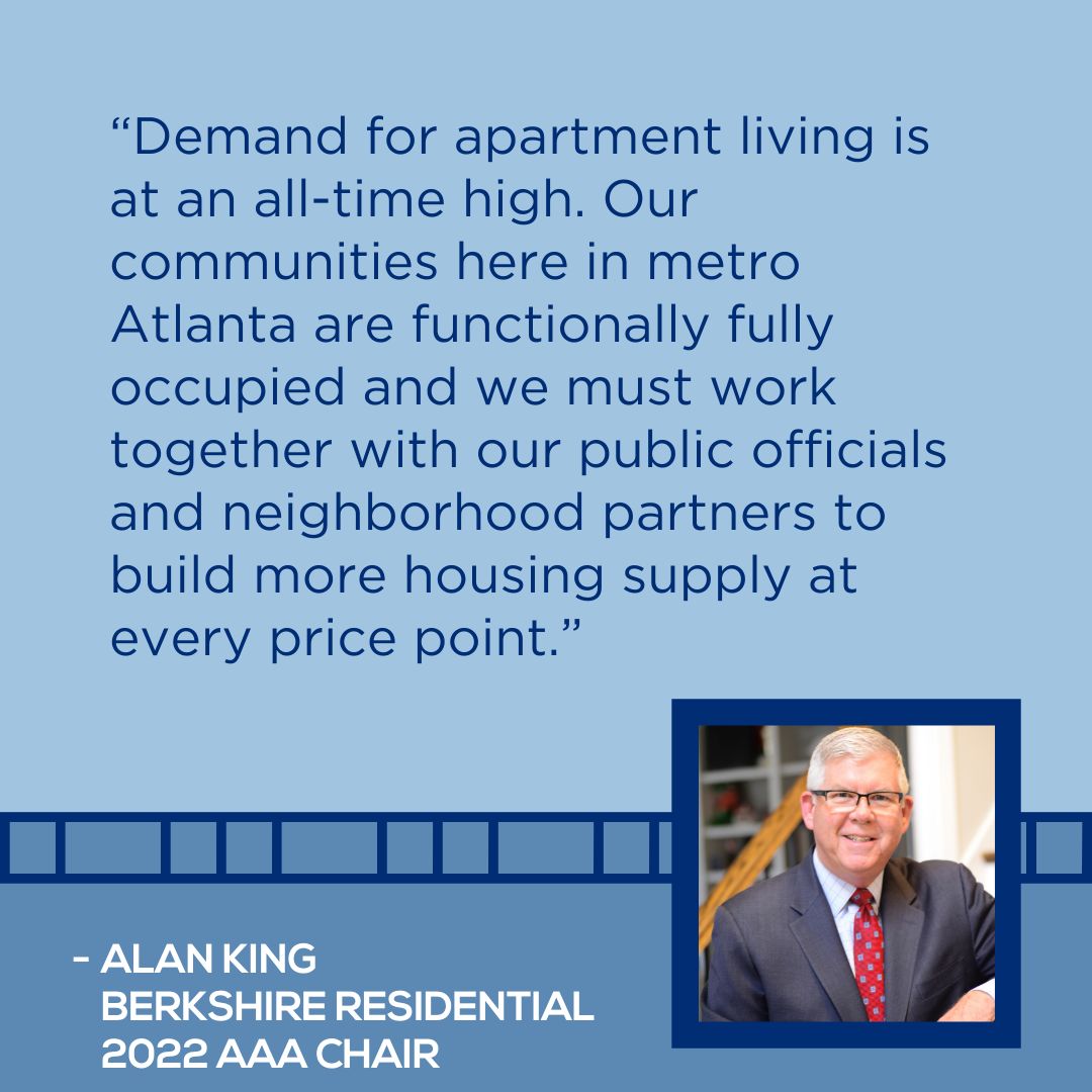 AAA Leadership understands the importance of building partnerships to increase housing supply of all types and price points to meet metro Atlanta's growing demand!