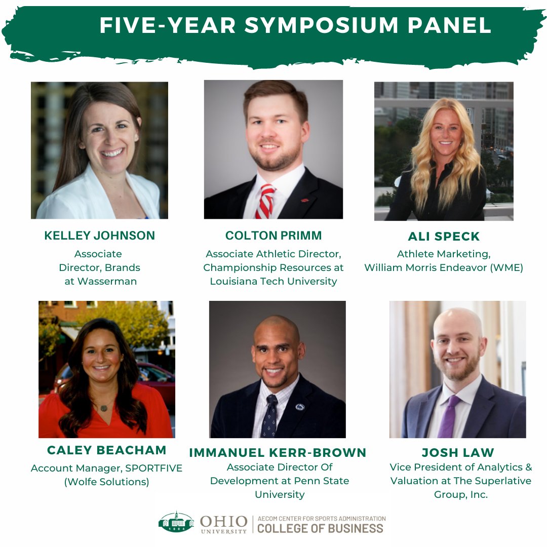 We are excited to announce our five-year symposium panel! We are only nine days away from the start of one of the best weekends of the year! 
Register TODAY ⤵️
bit.ly/3IrDPw4
#OhioFamily😼 #SportsAdSymposium50🔰