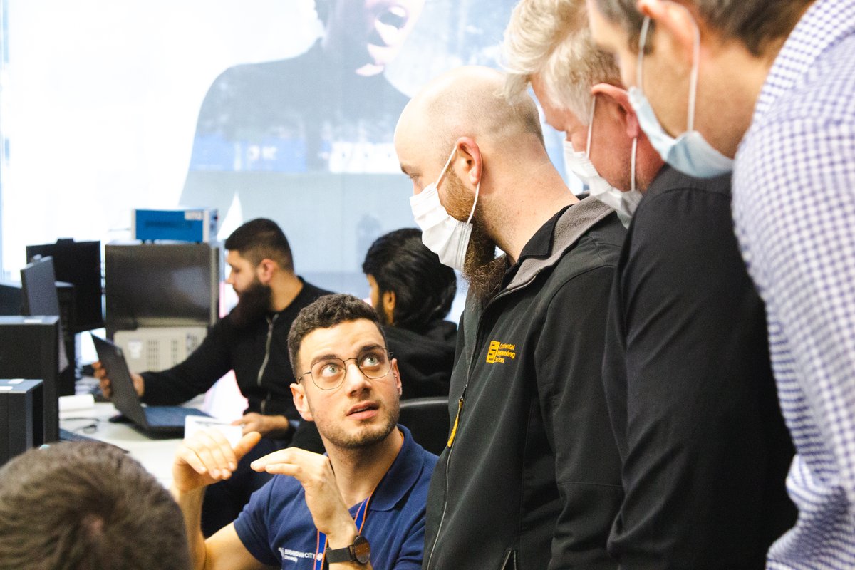 BcuEngineering's tweet photo. Have a look at Continental Engineering Services visiting the Engineering facilities available here at BCU. @bcuracing team got their industrial expertise and gave them valuable tips on how to approach challenges from a different perspective. #bcuengineering #formulastudent https://t.co/dbZZDn7QcY