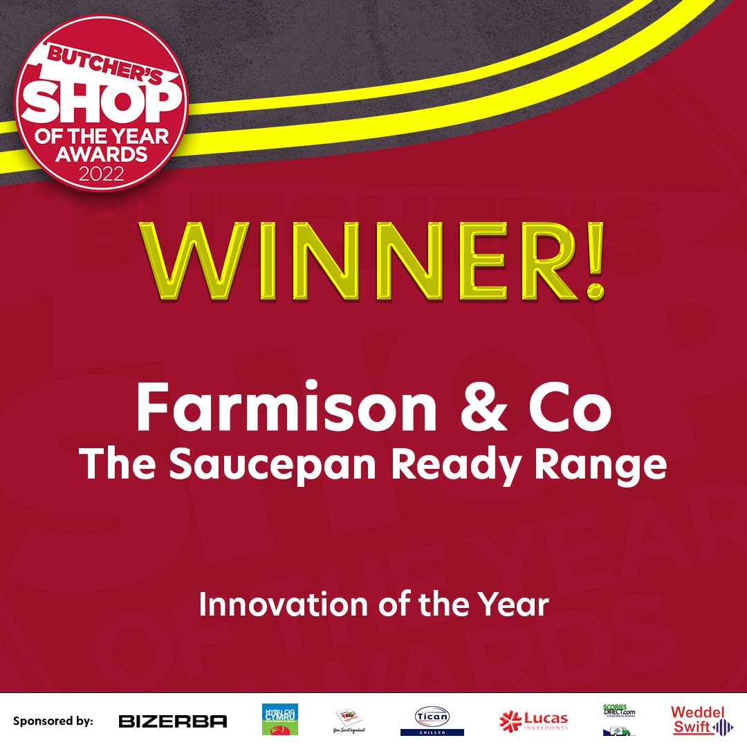 MTJ_tweet's tweet photo. 🥇 WINNER! 🥇

...and for Innovation of the Year goes to @farmisonUK  for The Saucepan Ready Range!

A worthy winner 👏 https://t.co/pqZPw5YCmv