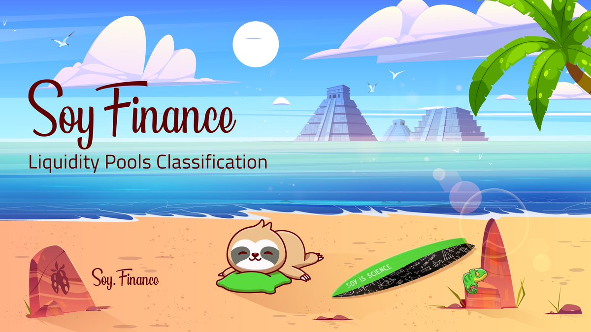 Just as a farm needs water to grow, #SoyFinance needs liquidity for #YieldFarming!  🌱

Discover the "Liquidity Pools Classification", a mechanism to adjust farms' profitability according to their liquidity! 💧

➡️ clo.click/Liquidity-Pool…

Soy Finance, #DeFi is LazZzy 🦥