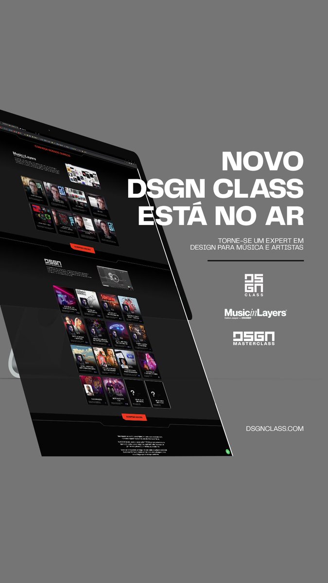 daltondsgnbr's tweet photo. Conheça o DSGN CLASS - plataforma de cursos para quem quer aprender design e motion para música e artistas https://t.co/uvqcNpECJ9