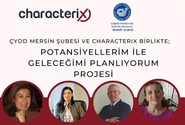 CyddMersin33's tweet photo. ÇYDD Mersin Şubesi ve Characterix birlikte
''Potansiyellerim ile Geleceğimi Planlıyorum Projesi''
#Characterix
#AlperGirgeç @ekologman
#DilekYücedağ
#AykutYıldırım
Geleceğini planlamak isteyen gençlere uzman desteği: https://t.co/puMAx6Gihr https://t.co/quCYehW3Bb