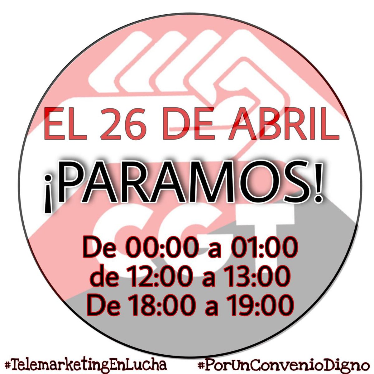 📢 O sector do telemarketing mobilízase hoxe con paros parciais en demanda dun convenio digno. Basta de precariedade. Adiante coa loita compañeirxs, estades dando unha lección de dignidade! ✊🏽📠 @CGT
#TelemarketingEnLucha #PorUnConvenioDigno