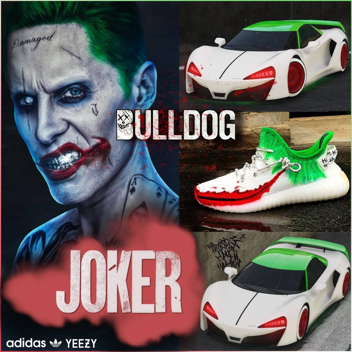 Bulldog_TM_GTA's tweet photo. 🚨DROP A INVITATIONS PS4🦁
📆TODAY 26/4/22 
⏰From 9:30pm(🇮🇹 time)

🦁🟣🟢ADIDAS YEZZY x JOKER🟢🟣🦁

🚘:Itali GTB

INVITE ONE OF THE 3 IDS TO YOUR SESSION READY FOR THE GLITCH

🆔SESSION:VitoVM89
🆔SESSION:SEDisnotSAD1
🆔SESSION:calabrese-ct
👍🏼LIKE &amp; RT♻️
💥FOLLOW @bulldog_lion https://t.co/P31oZjkRnS
