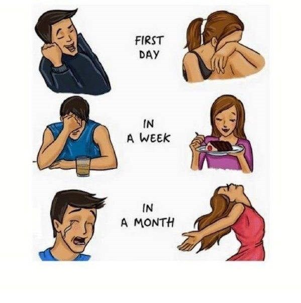 Hujed123's tweet photo. After break up : https://t.co/TMf75nGcBC
