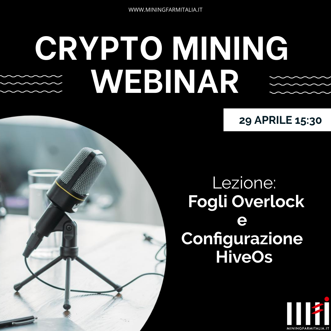 𝐖𝐞𝐛𝐢𝐧𝐚𝐫🎙️ 𝐓𝐮𝐭𝐭𝐨 𝐪𝐮𝐞𝐥𝐥𝐨 𝐜𝐡𝐞 𝐜'𝐞̀ 𝐝𝐚 𝐬𝐚𝐩𝐞𝐫𝐞 𝐬𝐮𝐥 𝐌𝐢𝐧𝐢𝐧𝐠 𝐏𝐫𝐨𝐟𝐞𝐬𝐬𝐢𝐨𝐧𝐚𝐥𝐞 ⛏️eventbrite.com/e/biglietti-we… @Eventbrite 
#Crypto #cryptocurrency  #Bitcoin #Ethereum #Mining #fintech #fintechita #miningfarm