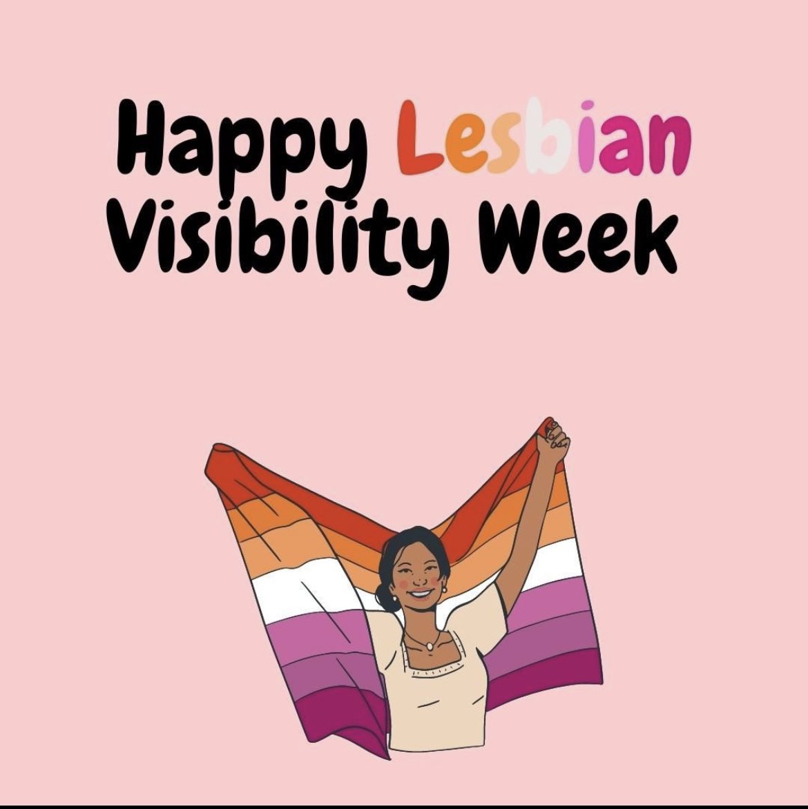 Happy Lesbian Visibility Week to all Lesbians 🏳️‍🌈
Remember Lesbians can be
•Aromantic 
•Asexual
•Transgender (mtf)
•Nonbinary 

Lesbians can use he/him or they/them because pronouns do not define gender ☺️💕

#lesbian #lesbianvisiblityweek <a href="/BishopbriggsAC/">Bishopbriggs Academy</a> <a href="/BA_Pride00/">Bishy pride</a>