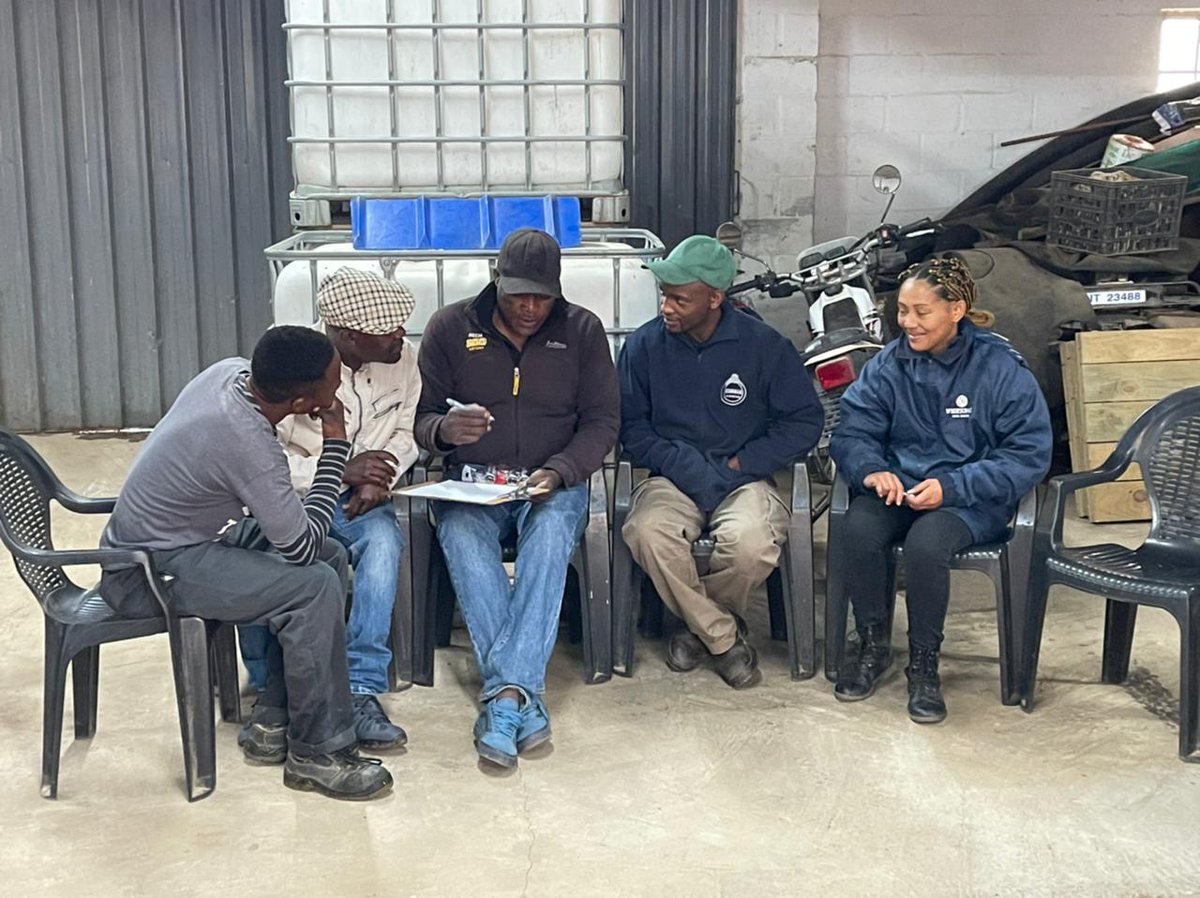 AgriTalent's tweet photo. PROCARE hosted a "Healthy financial management" workshop for employees of Wildekrans Wine Estate near Botriver on Friday. Faith Nogemane, winner of AGT 2021, won this training for her employer. #agt2021 #personalfinances #agriworkers https://t.co/O4FNYD1o1L