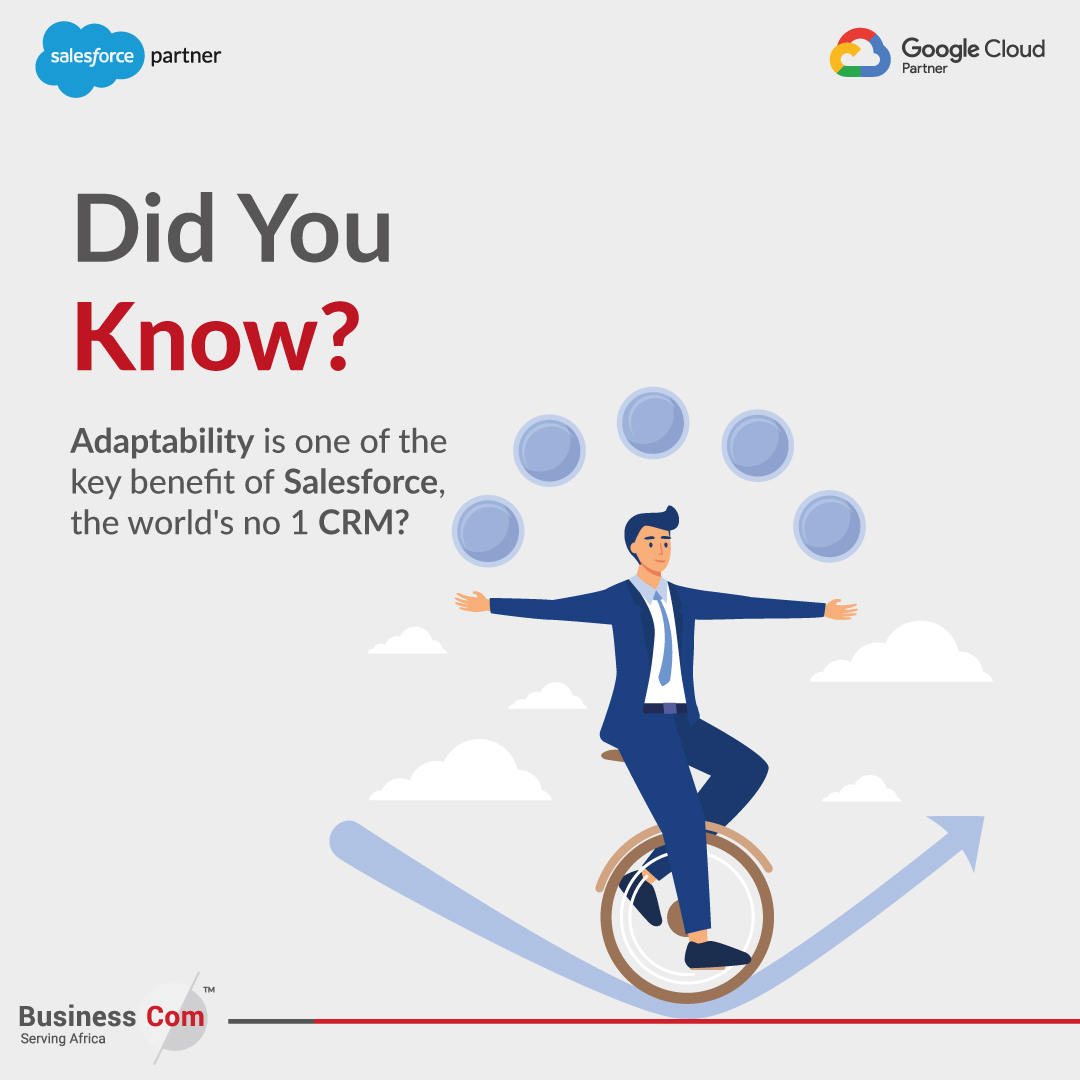 BusinessCom_KE's tweet photo. Did you know?

Adaptability is one of the key benefits of Salesforce, the world's no 1 CRM?  You don’t have to completely change how you work… just add Salesforce and make your process work like you already know how to only better!… let us show you how https://t.co/Xh33s1F494 https://t.co/UT8MHRJuRi