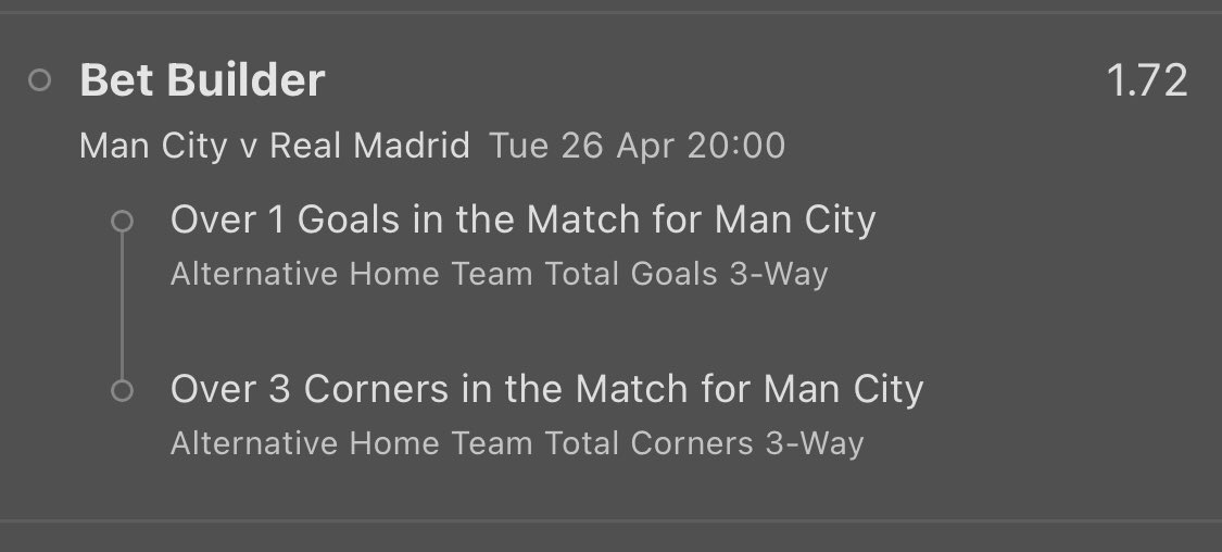 SteelsTips's tweet photo. TODAYS BETS

🐎
P’town 7:45 Lisnagar Fortune Odds: 2.75

P’town 3:40 Grangee Odds: 3.75

⚽️
City v Madrid Bet Builder Odds 1.72

Midtjylland U19 v Randers U19 Over 1.5 1st half goals. Odds 1.82 https://t.co/Q47mDhn6Jt