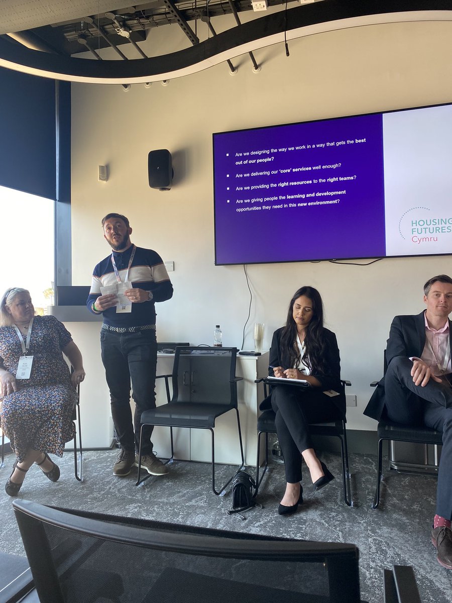 Some brilliant and brutally honest insights into how the pandemic had impacted the role of a #HousingProfessional … great opportunity to redesign how we work.. <a href="/GazL23/">Gareth Leech</a> <a href="/RowjeeCadwyn/">Rowjee</a> <a href="/Ruth8Davies/">Ruth Davies</a> #Tai22