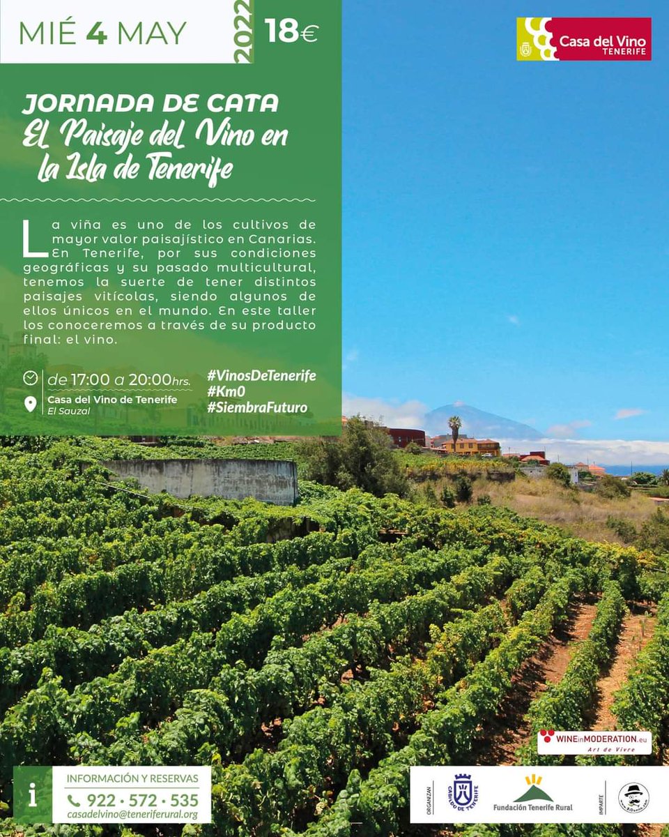 Taller sobre el paisaje del vino en la isla de #Tenerife impartido por nuestros socios @miguelfebles y @kikevinos en la @CasadelVinoTfe #AtomasySabores #Paisaje #Bidueño
