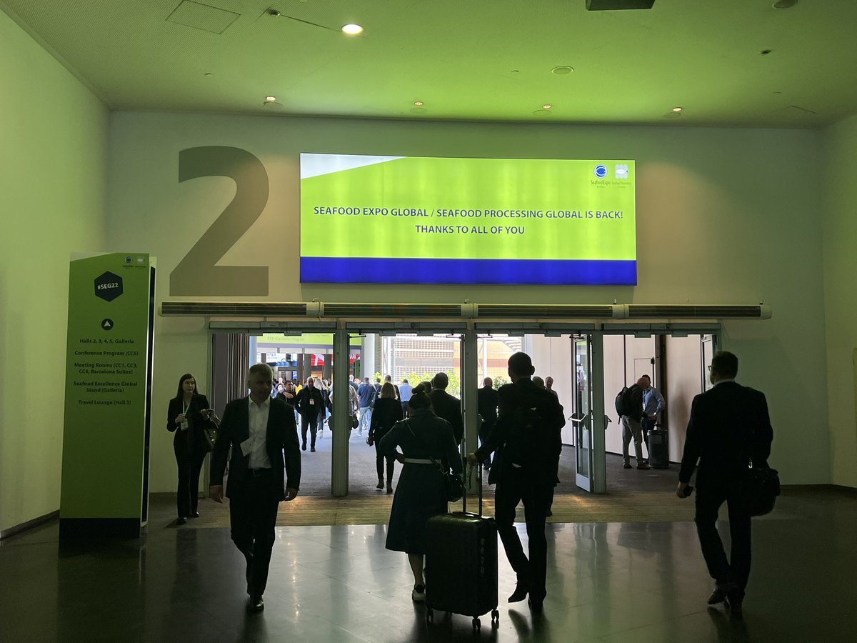 Fooddestock's tweet image. After 3 long years it’s global seafood  time again! Looking forward to meeting lots of old and hopefully some new contacts #sge22