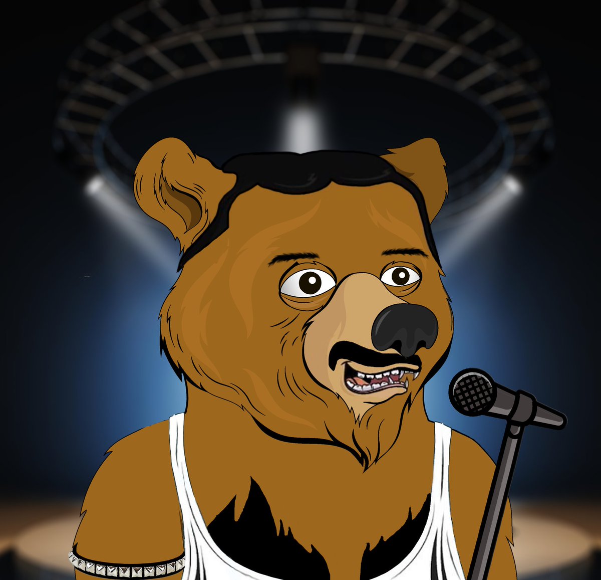 hinc_klaudia's tweet photo. #FreddieMercury 🤪
#nft #ddob #TraitSwap #FancyBears https://t.co/LFA5FmK2Yc