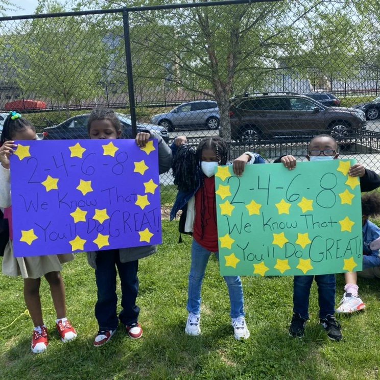 fpcsarmstrong's tweet photo. It's just a walk in the PARCC!! #Armstrong #WeStrong #FriendshipProud #dccharterproud #parcctesting https://t.co/akMW9Labow