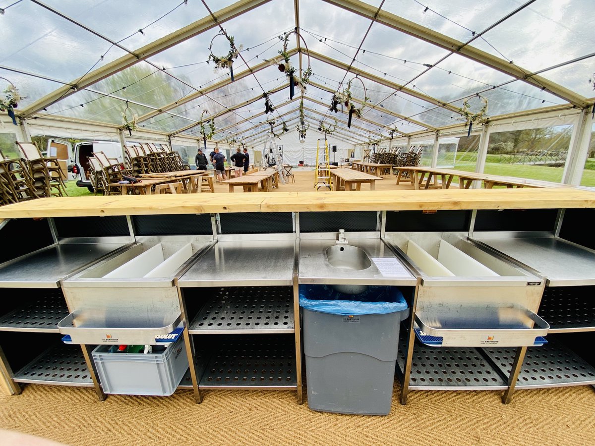 TheBartenderUK's tweet photo. Did you know we offer dry bar hire also? Check out this beauty for @ACES_Events that we installed at St Giles House in Dorset over the weekend, finished in wood, complete with ice wells, sink, ample shelving and worktops https://t.co/21i7oGh695 https://t.co/ABHUPhepv7