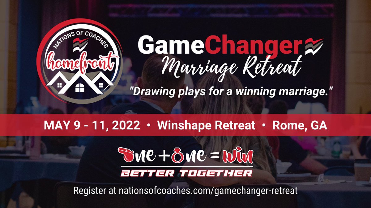 NationofCoaches's tweet photo. As coaching couples, a time-out may be just what you need right now. REGISTER NOW! https://t.co/4PE1LsjMsN (Limited spots available.) https://t.co/xxCzVqHJuE