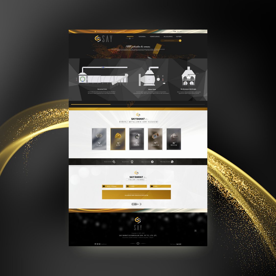 birnc's tweet photo. SAY Ramat
► https://t.co/hv9UfTxO9X

Modern, yeni nesil web tasarım projesi tamamlanmıştır.

#WebTasarım #birNC #WebDesign #WebTasarımı #Ui #Ux #UiDesign #UxDesign #AG #AU #SayRamat #Gold #WebSitesi #Website #Web #WebsiteDesign #Designer https://t.co/jyUdJga0mu