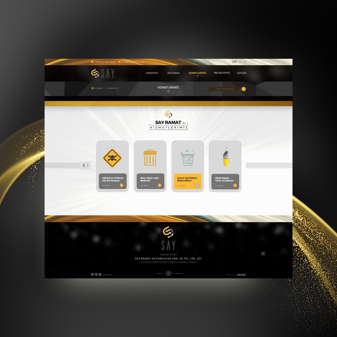 birnc's tweet photo. SAY Ramat
► https://t.co/hv9UfTxO9X

Modern, yeni nesil web tasarım projesi tamamlanmıştır.

#WebTasarım #birNC #WebDesign #WebTasarımı #Ui #Ux #UiDesign #UxDesign #AG #AU #SayRamat #Gold #WebSitesi #Website #Web #WebsiteDesign #Designer https://t.co/jyUdJga0mu