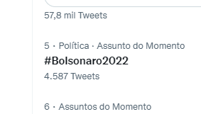 kimpaim's tweet photo. Já tá em 5º lugar.

Será que bate 1 lugar mundial?

#Bolsonaro2022 https://t.co/bOW5zucayc