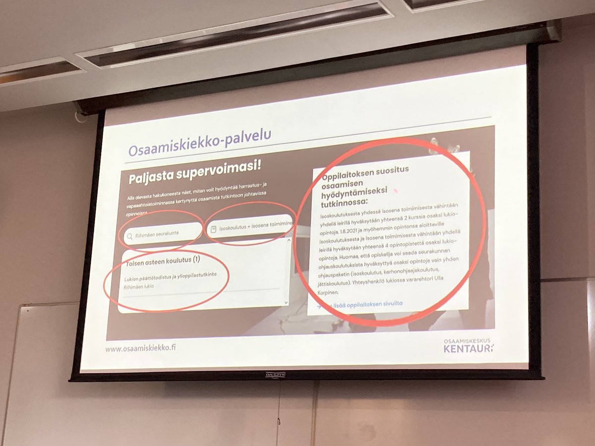 Kiitos @Kentauri_fi, oli kiinnostavaa kuulla tuoreimmat kuulumiset vapaaehtoisten osaamisen tunnistamisen ja tunnustamisen työkaluista! #NUORI2022