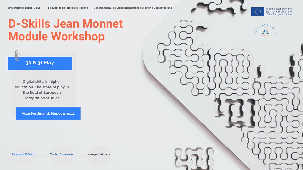 Erasmus+Jean Monnet Module D-Skills(2020-2023) tweet media