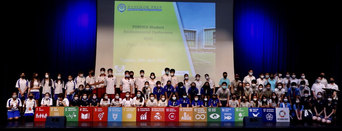 Really proud to host the FOBISIA Student Environmental Conference 2022 today. Thank you to all the British International Schools that were able to attend and participate. Also thank you to all of our sustainable guest speakers - food for thought!