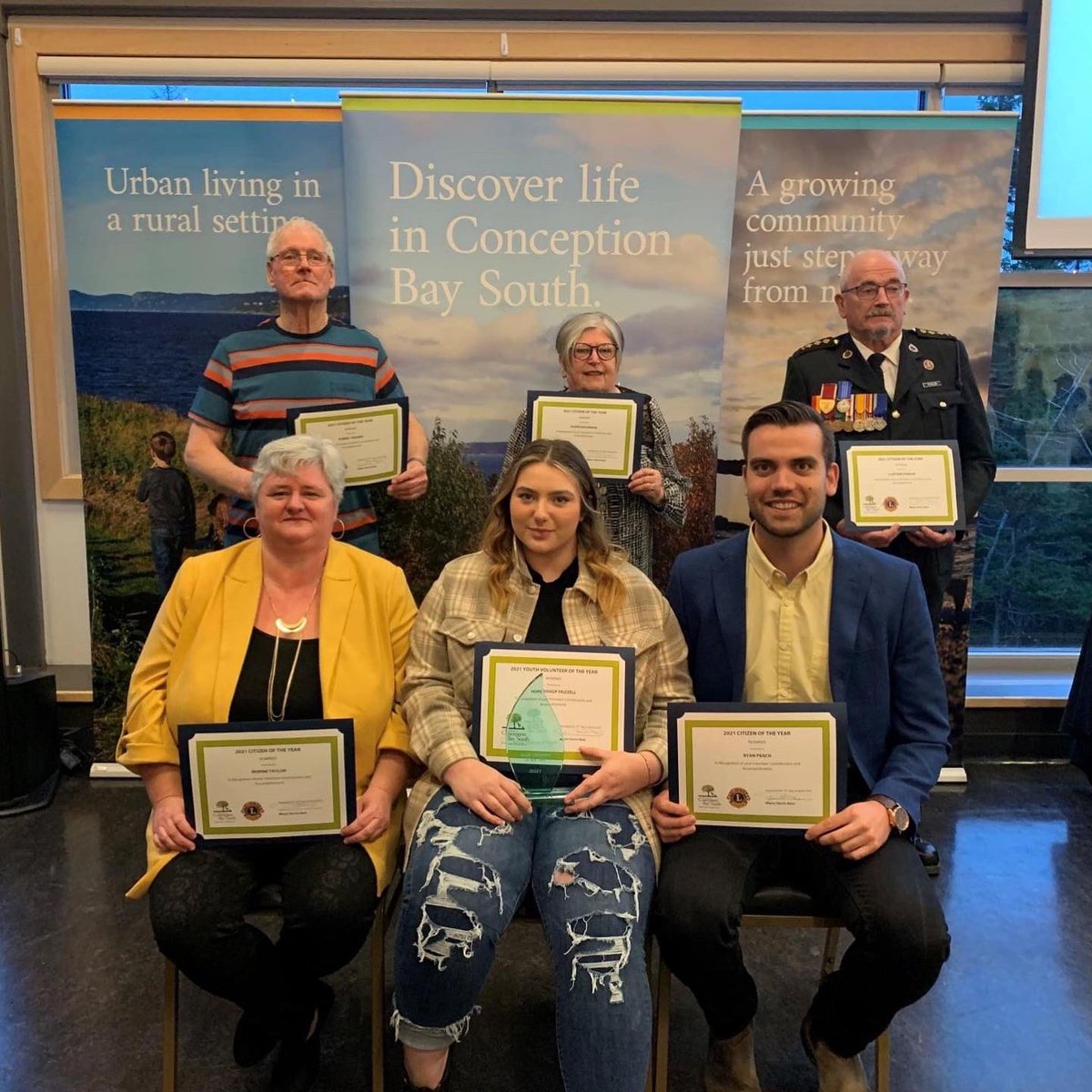 TownofCBS's tweet photo. 💚 Town of Conception Bay South Names Volunteers of the Year!

🏆 The recipients of the 2021 Volunteer Awards are:

- Youth Volunteer of the Year – Hope Bishop-Frizzell

- Citizen of the Year – Eric Hart

Congratulations to all nominees. https://t.co/OeI5Y4tmvf