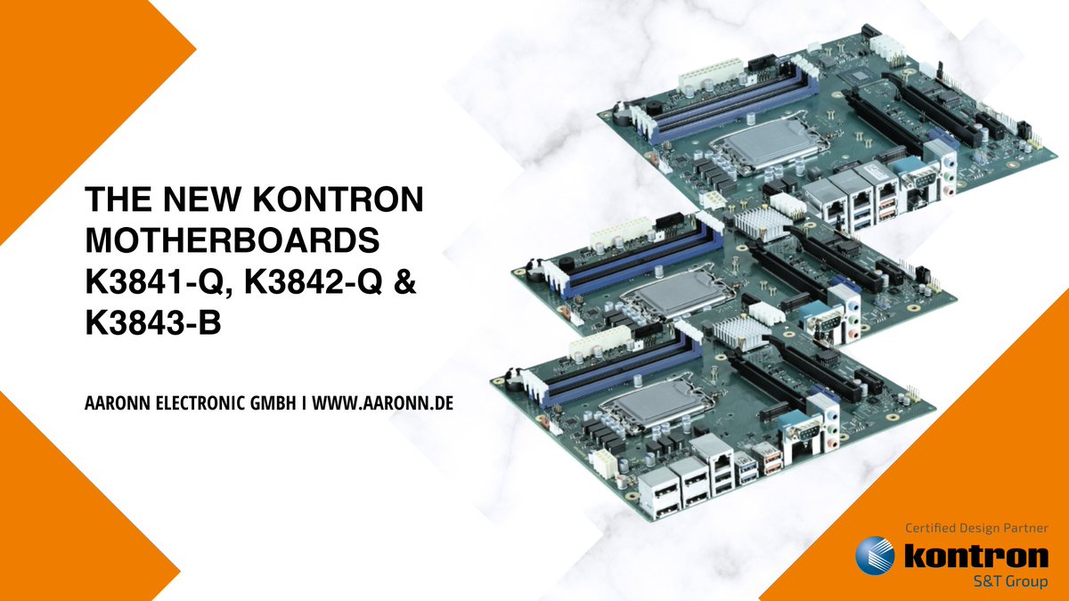 aaronngmbh's tweet photo. Our partner @Kontron introduces 3 new µATX motherboards with the latest 12th Gen Intel Core i processors and Intel Pentium/Celeron. Learn more: https://t.co/Qs2jTnZ4uE
#embedded #motherboards #Intel12Gen #ddr5 https://t.co/t547GSeSvB