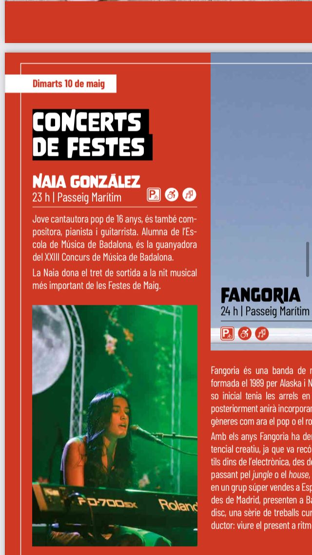 Comença el compte enrere per una de les nits més màgiques de Badalona 🔥<a href="/AjBadalona/">Ajuntament de Badalona</a> <a href="/festesdemaig/">Festes de Maig de Badalona</a> <a href="/naiaagonzaleez_/">NAIA</a>  <a href="/frizlix/">cinc segons</a>  <a href="/lolaybran/">Lola Ybran Llansó</a>  Izan Móra 🎸🎤🎶 A petar-ho 💥 <a href="/aloonso_alex/">Àlex Alonso</a> <a href="/FANGORIA/">FANGORIA</a>  <a href="/somrobaestesa/">12/12 ❤️‍🩹 L'ÚLTIMA ESTESA</a> <a href="/BadalonaEmm/">EMMBadalona</a> <a href="/AdonaBDN/">Assoc. Dona i cultura Badalona</a>