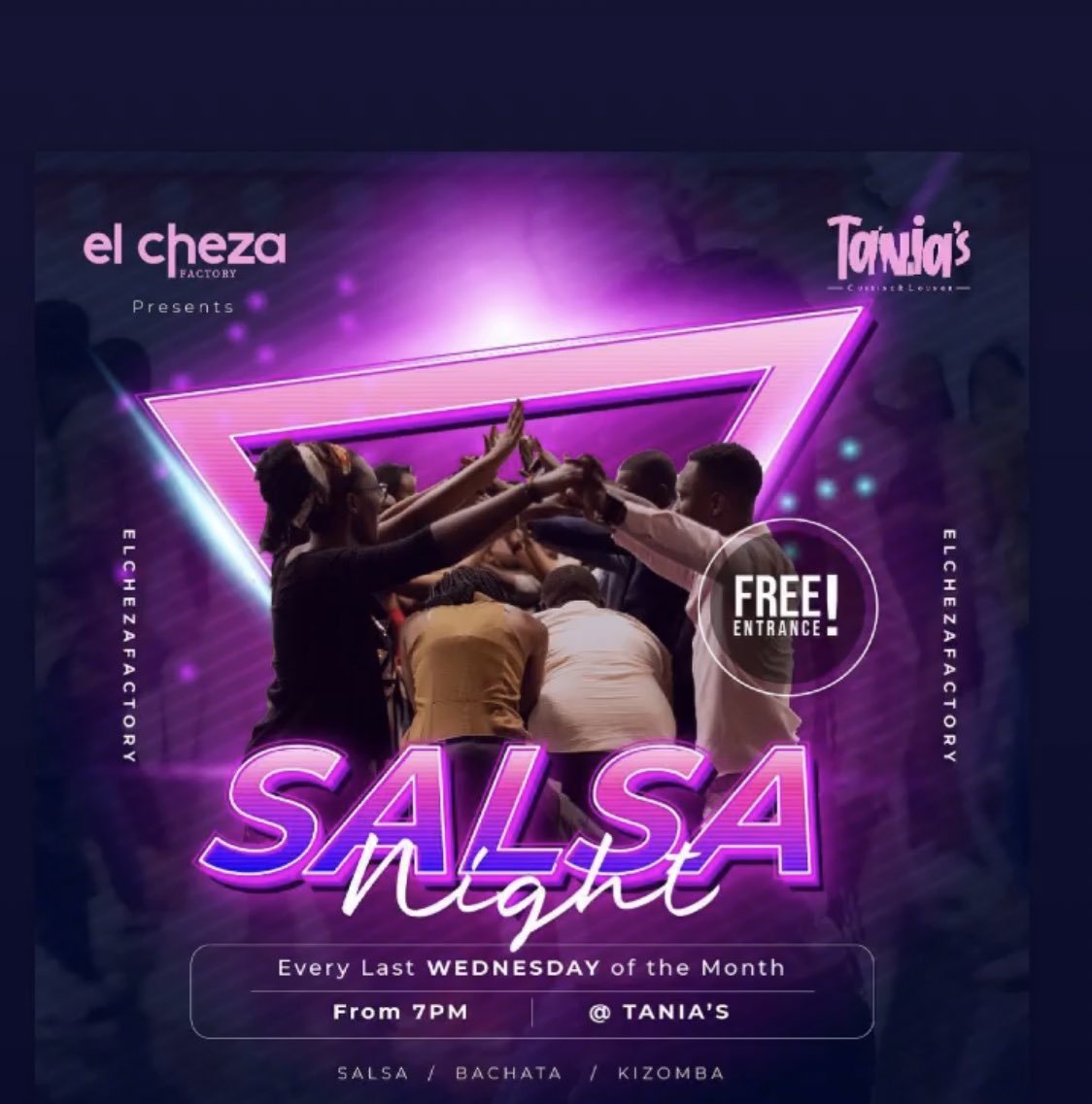 elchezafactory's tweet photo. Gahunda ni yayindi…
Last Wednesday of the month See y’all tomorrow @LoungeTania 🔥🔥🔥🔥 https://t.co/XZ0ZK58UP7