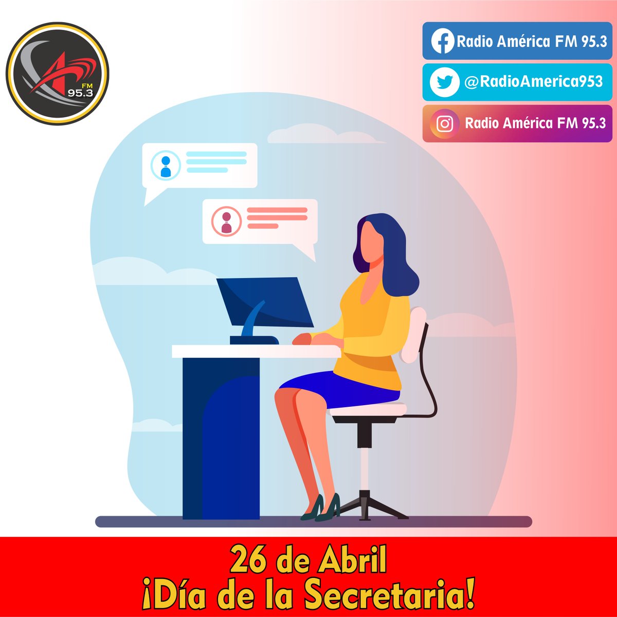📌26 de Abril - ¡Feliz día de la Secretaria y del Periodista!