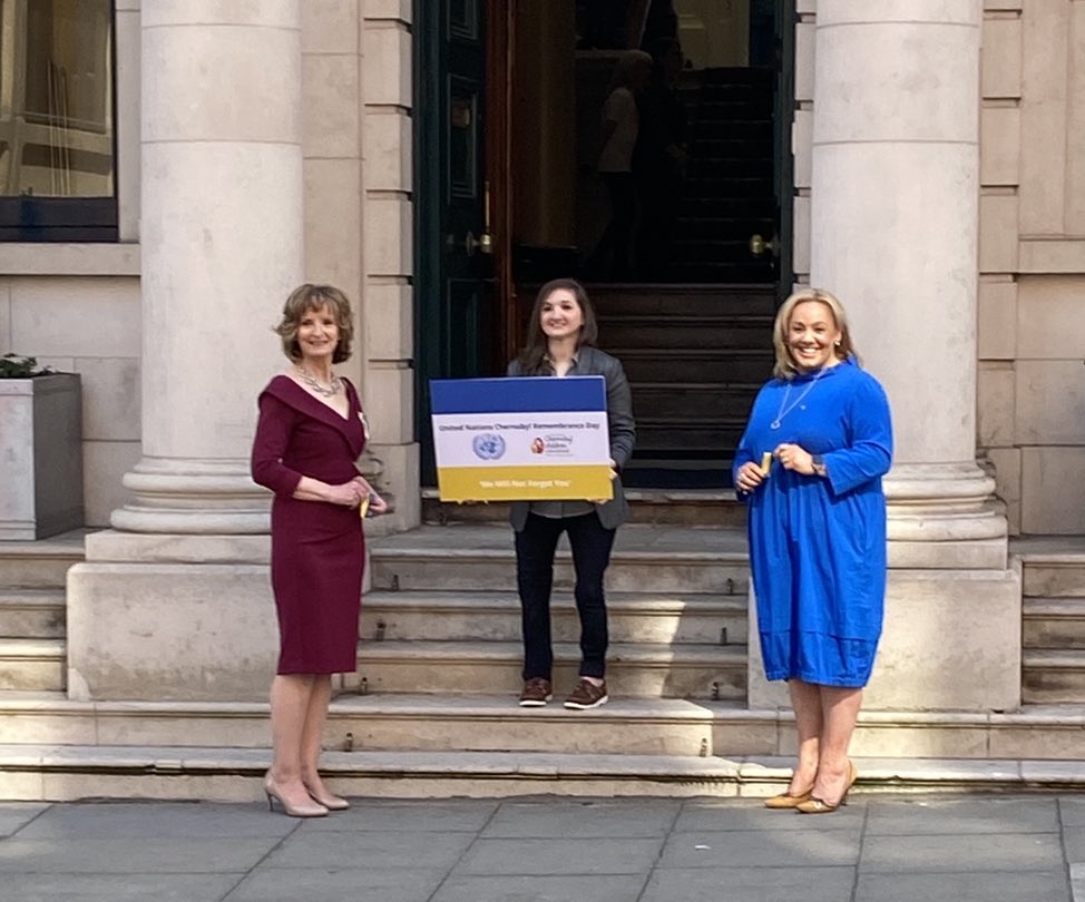 SeeryKearney's tweet photo. Honoured to chair @Chernobyl press conference today UN Chernobyl Remembrance Day, the 36th anniversary, beginning with lighting a candle symbol of #Hope as #WeWillNeverForget we heard powerful personal testimony from Raisa Miknovitch Carolan and the inspirational Adi Roche https://t.co/5cNw8N4foO