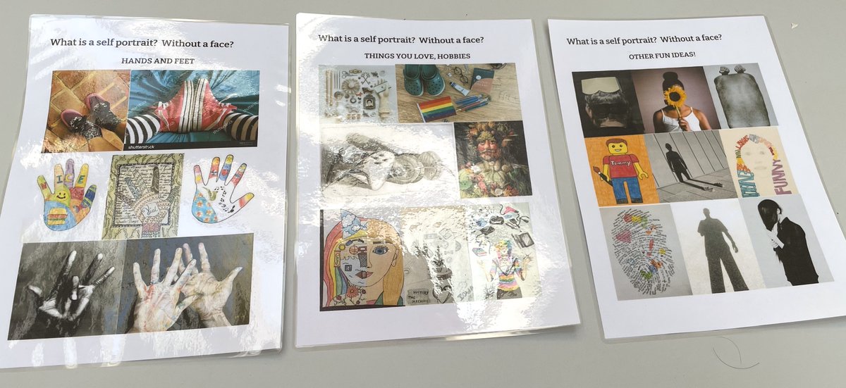 beaandjill's tweet photo. We provided a range of examples of what the young people could do, as inspiration and a jumping board for those who were less confident.

We invited them to consider how they might create a self-portrait that didn’t show their face.

Read more:
https://t.co/zts0nPqL90 https://t.co/avg0Cs6u3X