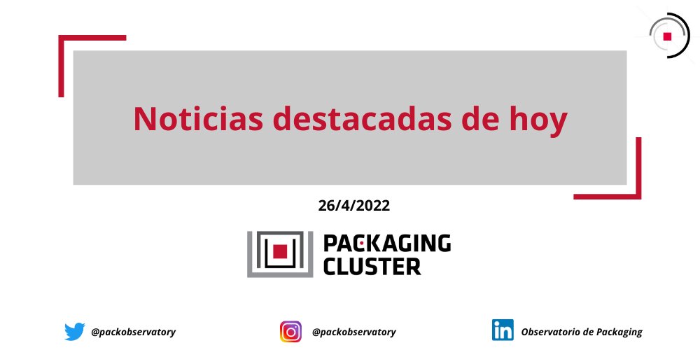packobservatory's tweet image. 🔴Les presentamos el TOP 3 de las noticies de esta semana:

1. El desafío técnico del uso y fabricación de envases sostenibles

2. Innovación en el packaging alimentario

3. Sustainability Initiatives in Healthcare Packaging