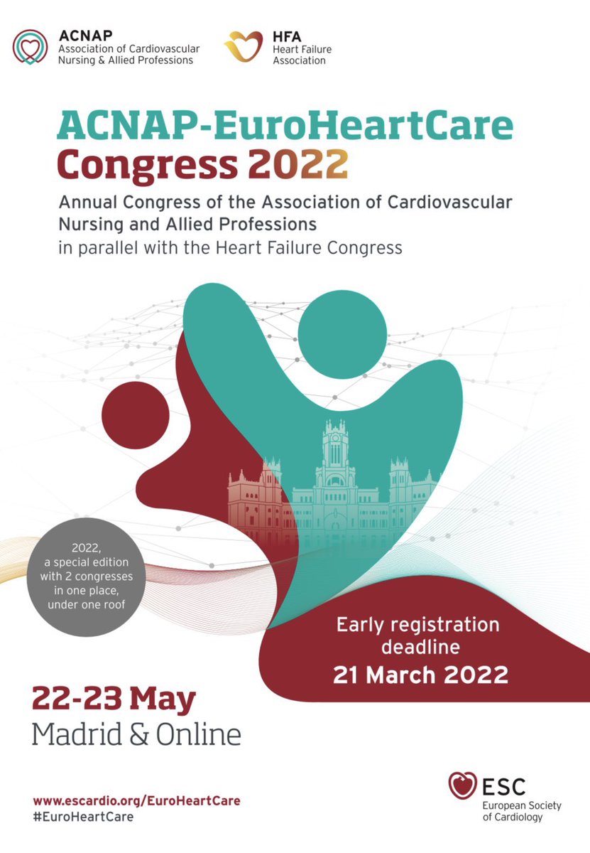 ACNAPPresident (@acnappresident) on Twitter photo Join us in Madrid or online for #EuroHeartCare registrations still open - network with colleagues from across the globe, and become part of Europes Cardiovascular Nursing and Allied Professionals community <a href="/escardio/">European Society of Cardiology</a> <a href="/lisneubeck/">Prof Lis Neubeck</a> <a href="/Jenni__Jones/">Jenni Jones</a> <a href="/catherinemross/">Prof Catherine Ross</a> <a href="/IzaUchmanowicz/">Prof. Izabella Uchmanowicz, RN, PhD,MBA,FESC, FHFA</a> Join us in Madrid or online for #EuroHeartCare registrations still open - network with colleagues from across the globe, and become part of Europes Cardiovascular Nursing and Allied Professionals community <a href="/escardio/">European Society of Cardiology</a> <a href="/lisneubeck/">Prof Lis Neubeck</a> <a href="/Jenni__Jones/">Jenni Jones</a> <a href="/catherinemross/">Prof Catherine Ross</a> <a href="/IzaUchmanowicz/">Prof. Izabella Uchmanowicz, RN, PhD,MBA,FESC, FHFA</a>