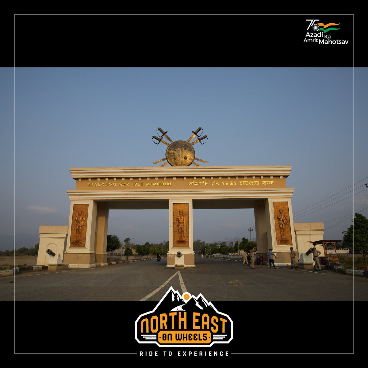 NEW_Expedition's tweet photo. Our Falcon group visited the Assam Rifles Headquarters, Shillong, where they had an amazing experience learning about the roots of the region.
@AmritMahotsav @incredibleindia
@MDoNER_India @MinOfCultureGoI
#Motorheads #NorthEastOnWheels #NewExpedition #ridetoexperience https://t.co/Od6HNWeFYw