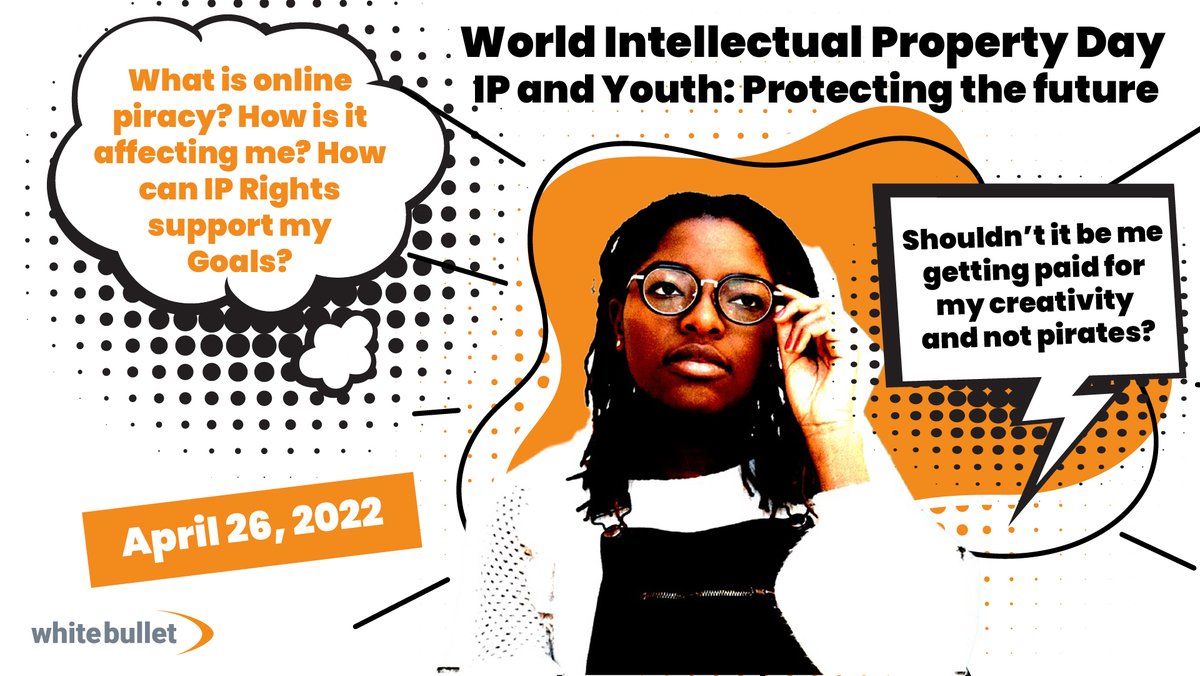 Today is #WorldIPday! 🙌

We work to protect £ for #creators and #publishers, taking the revenue away from pirates, instead it goes to legitimate creators and our future can be secure in knowing their #creativity and hard work will be protected. #ProtectTheFutureForYouth.