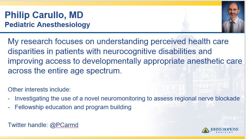 Sapna Kudchadkar, MD, PhD (@sapnakmd) on Twitter photo Meet Dr. Phil Carullo (<a href="/PcarMD/">Phil Carullo</a>), #PedsAnes extraordinaire & Assoc. Fellowship Program Director <a href="/JHPedsAnes/">Johns Hopkins Pediatric Anesthesiology Fellowship</a>!
Check out hot off press podcast where Dr. Carullo talks life as #anesthesiologist & #PedsAnes! #medtwitter #premed #meded
podcasts.apple.com/in/podcast/the…
open.spotify.com/episode/45of8B… Meet Dr. Phil Carullo (<a href="/PcarMD/">Phil Carullo</a>), #PedsAnes extraordinaire & Assoc. Fellowship Program Director <a href="/JHPedsAnes/">Johns Hopkins Pediatric Anesthesiology Fellowship</a>!
Check out hot off press podcast where Dr. Carullo talks life as #anesthesiologist & #PedsAnes! #medtwitter #premed #meded
podcasts.apple.com/in/podcast/the…
open.spotify.com/episode/45of8B…