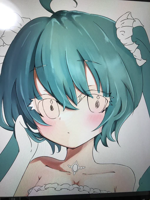 結局してる楽しくなっちゃった! でも早く寝るよ! #wip