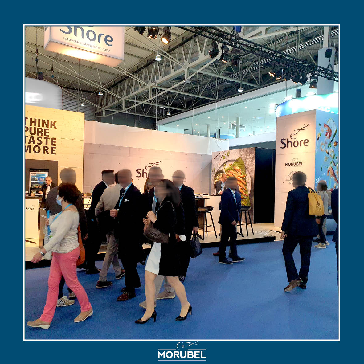 The <a href="/SeafoodExpo_GL/">Seafood Expo Global/Seafood Processing Global</a>  is up and running in Barcelona, Spain!
The largest seafood fair is back after a 2 year break.
You can meet us during this three-day event at stand 4B500.

#morubel
#shore
#pureseafoodlove
#seafoodexpoglobal
#seg2022