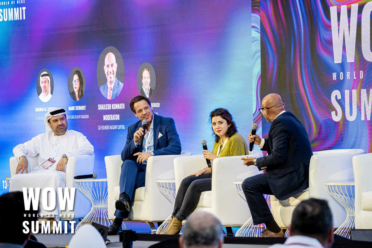 WOWsummitWorld's tweet photo. #WOWSummit, Panel «Regulated Digital Asset Exchanges as Important Players on the Market»
Moderated by: Shailesh Kunnath
🔹@drmarwan CEO @Blockchain_UAE
🔹@MMthought, @yieldster
🔹@marietatibouet, @gate_io &amp; NFT MagicBox

➡️ https://t.co/sxqb3i7SLk

#GuyWayEvents #WOWsummitDubai https://t.co/Q2R9Ej4wSG