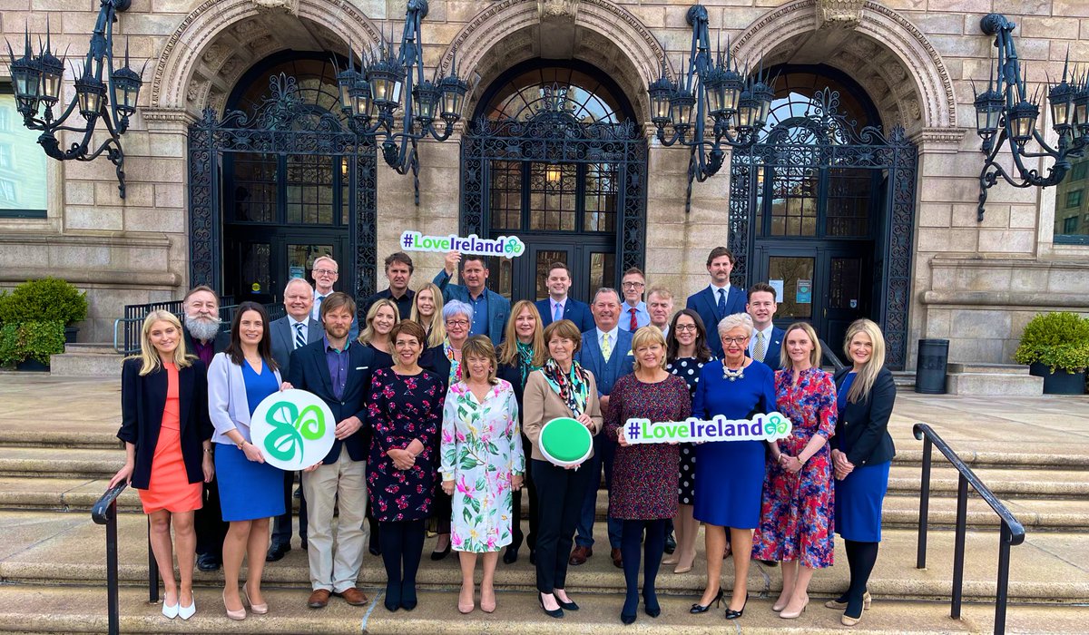 DanaJWelch1's tweet photo. Kicking off our 4 city ‘Best of Ireland’ East Coast Sales mission. Starting in Boston followed by New York, Washington and Chicago 🇺🇸. Great to be back out meeting with advisors and driving future business with this amazing group of partners #BestOfIreland ☘️  @TourismIreland https://t.co/Kqdk3uun2b