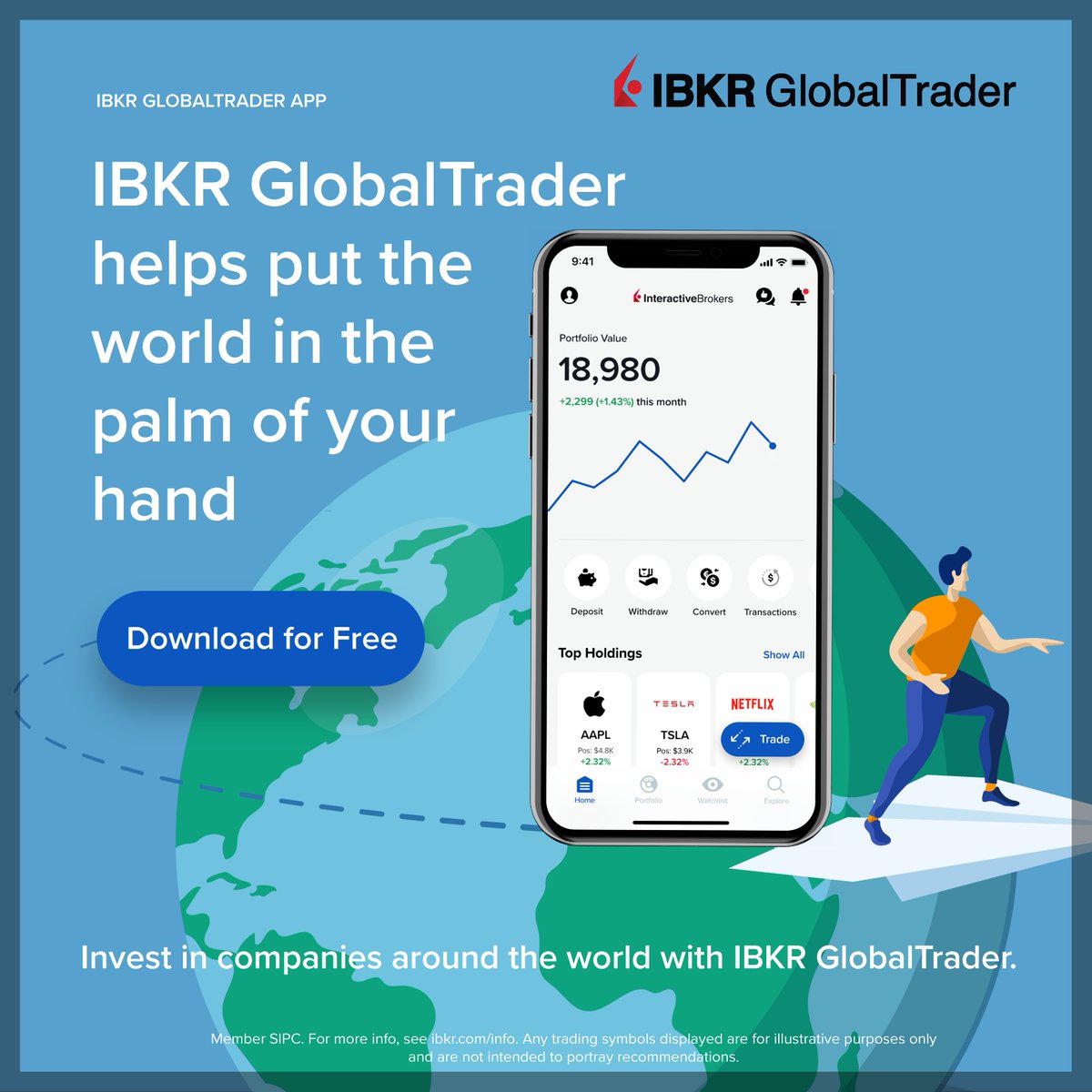 IBKR GlobalTrader makes it easy to find and invest in companies around the  world. 🌎🌍🌏 Download for free and start investing today 📲 Tap here to  learn more: https://t.co/OYobHOLAnv #GlobalTrader #InteractiveBrokers  #InvestingApp