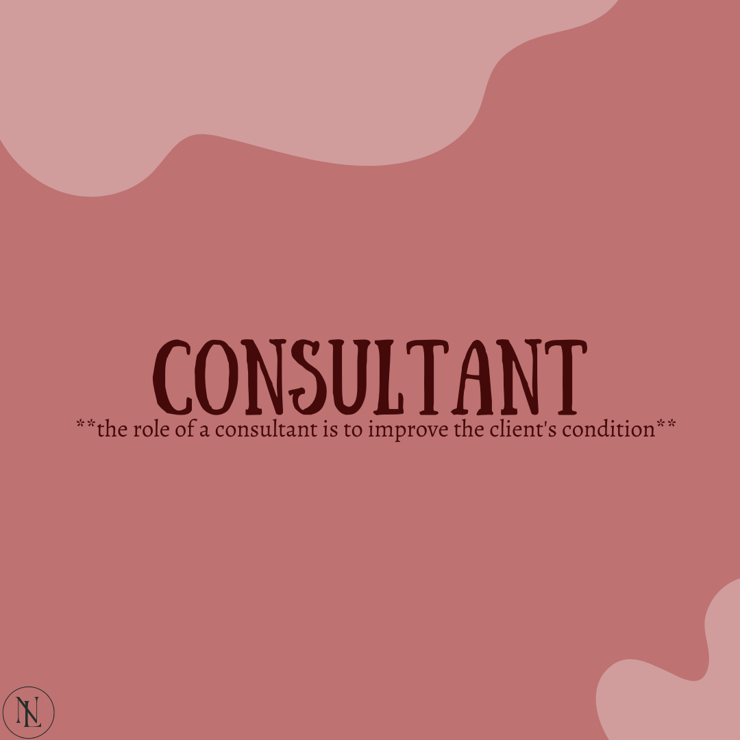 All clients know what they want. Few know what they actually NEED. The difference is your consultants value-added.

Consulting to me means that I am acting in the clients best interest 24/7. I offer value early and frequently. It requires professional communication skills as well