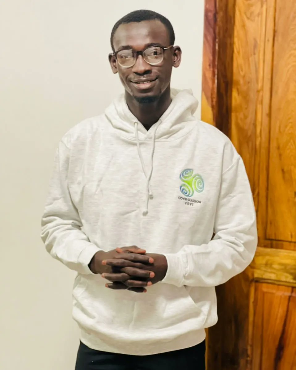 iamdawdacham's tweet photo. This morning, I received a gift from the @coy16glasgow in appreciation of my contribution [as Volunteer &amp; CC for 🇬🇲] to the success of The 16th UN Conference of Youth held in Glasgow in October 2021.

🔗 https://t.co/uducAySylP

#ClimateAction
#COY16Volunteer
#UnifyingForChange https://t.co/TmmONGVdub