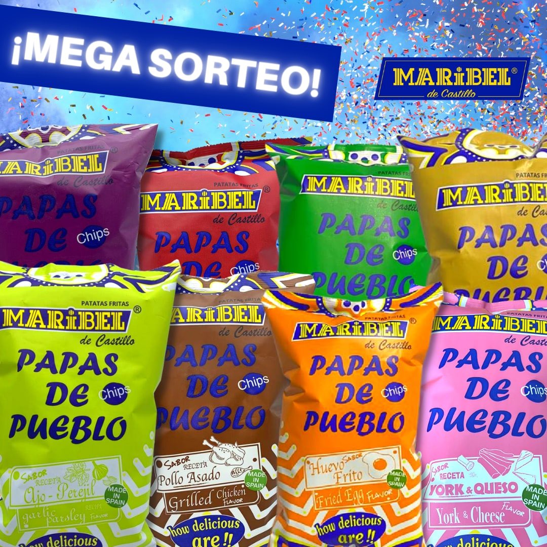 PatatasMaribel's tweet photo. ¡#SORTEO de un MEGA lote de Patatas Fritas Maribel de sabores!

Para participar:

🔄 RT
✅ Síguenos

¡Así de fácil! 😉

⏰ Finaliza: 11 de Mayo. El sorteo está disponible en todas nuestras RRSS y se escogerá un solo ganador.

¡Suerte! https://t.co/YMohf7A2IJ