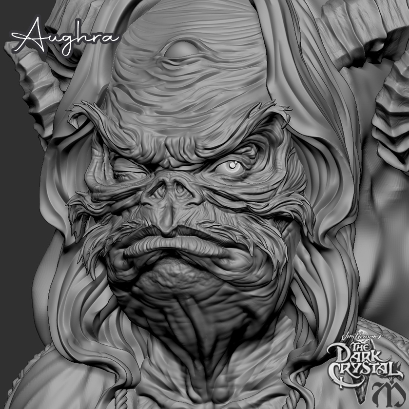 MandragoraCrea1's tweet photo. WIP - Aughra 💫
What do you think so far? You're liking her?🤗
-------
#3dsulpt #3dartistspain #aughra #fantasyart #thedarkcrystal #darkcrystal #newproject #fanart #crystal #elcristaloscuro #3dartist #collectionfigure #onrequest #bust #figure #digitalart #zbrush #moviefanart #wip https://t.co/oR4rnxAVVa